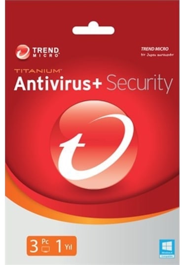 Trend Micro Ti00239847D Antivirüs Titanium 3 Kullanıcı 1 Yıl Tr K