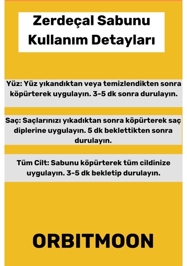 Özel Üretim Doğal El Yüz Saç Vücut Cilt Güzel Kokulu Leke Karşıtı Orijinal Zerdeçal Ekstraktı Sabunu