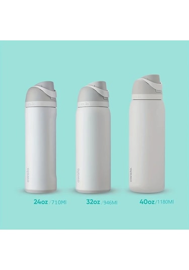 Brightnova Owala Cotton Candy White 24oz Termos Paslanmaz Celik Seyahat Bardağı Bpa Free 07 Beyaz