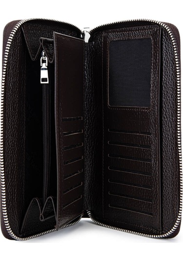 Tamer Tanca Erkek Hakiki Deri Kahverengi El Çantası 301 230281 Erk Cnt Sk25-26 Kahve Fltr Kahverengi