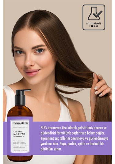 Maruderm Saç Onarıcı Sülfatsız Şampuan 400 ML