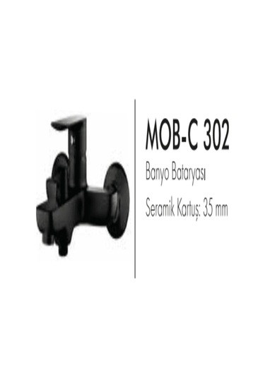 Fleko Mob-c302 Sıyah Mat Banyon Batarya Diğer