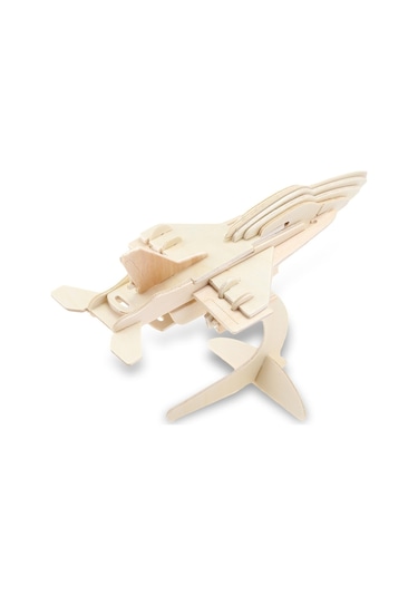 Woodcraft Ahşap Maket  F-16 Fighter Plane 3D Maket
