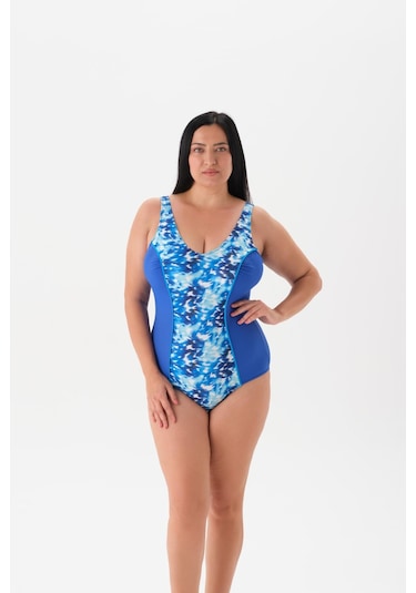 4012my V Yaka Mayo Sax Mavisi Çok Renkli