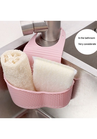 Maiyame Küçük Mutfak Sulama Vanası Sponge Tutucu, Su Akışlı Delikli Tasarım, Bakteri Önleyici, Ev Ve Villa Kullanıma Uygun, Gri Abs Plastiği, 15x5x12 Cm Gri