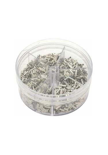 Novahub 1900 Adet Yalıtımlı Kablo Pabucu Tel Uç Kol Yüksük Kiti 0.5-2.5mm²