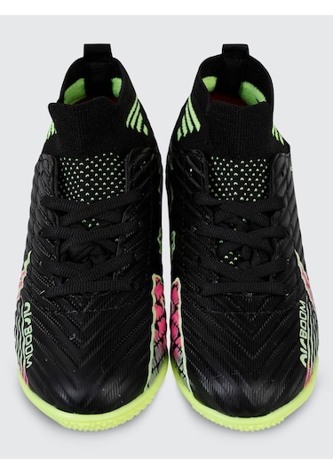 Civil Sport Erkek Çocuk Halı Saha Ayakkabı 31-35 Numara Siyah-sarı Siyah-Sarı