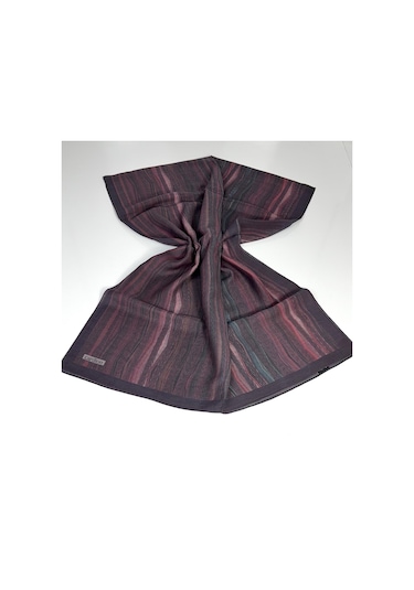 Cardion Pamuk İpek Şal - 70 X 180 - 06303 Mürdüm