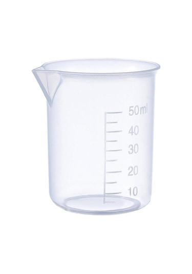 4 Adet Plastik Ölçüm Kabı Laboratuvar Kabı Mezun Bardak Su Ölçekli Şişe Mutfak Pişirme Malzemeleri Ölçüm Aracı