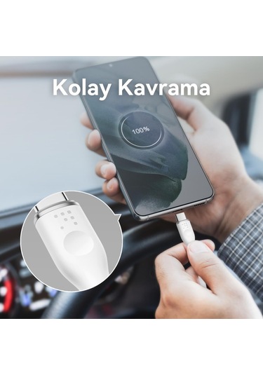 Voltme C2006 Powerlink Moss 60w Usb To Type C Şarj Kablosu 1.8m 3a- Beyaz