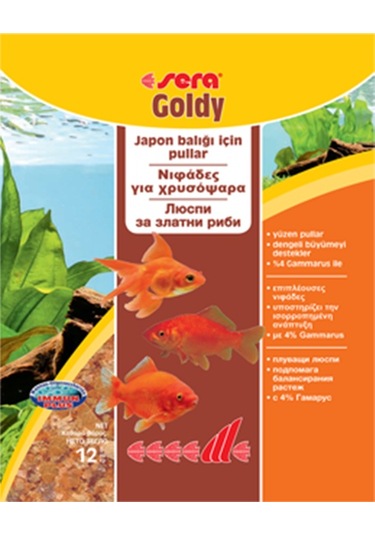 Sera Goldy Japon Balığı Pul Yem 12 Gr