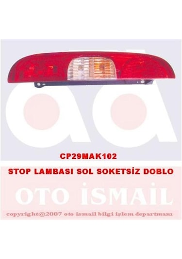 STOP LAMBASI SOL DOBLO 2006 DUYSUZ