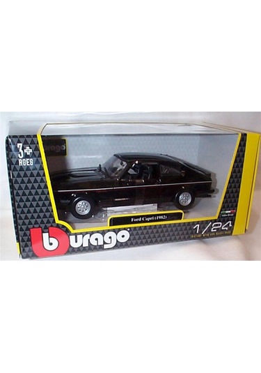 Bburago Ford Capri 1982 Siyah 1/24 Model Araba