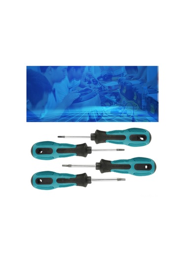 Konesam Profesyonel Triangular Tornavida Seti - Krom-vanadyum Çelik, Ergonomik Pp Sap, Manyetik Uç, 4'lü Paket 1.8-3mm