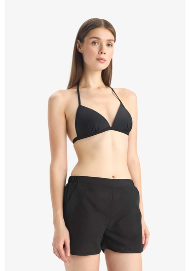 Defacto Regular Fit Deniz Şortu-fall İn Love T5639az25smbk27 Siyah