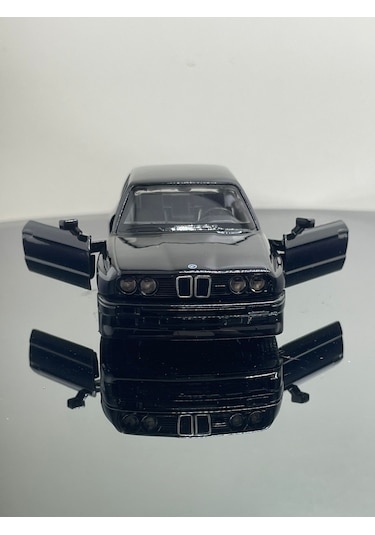 Bmw M3 1:32 Ölçek Metal Çek Bırak Model Araba 12 Cm - Siyah