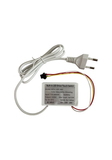 220v Girişli Renk Ayarlanabilir Dokunmatik Touch Ayna Arkası Sensör 12v 1a Banyo Aynası Sensörü Mobilya Sensörü