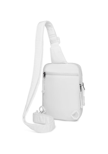 Smart Bags Mikro Poly Kumaş Kadın Bodybag Postacı Çantası 3337 Beyaz