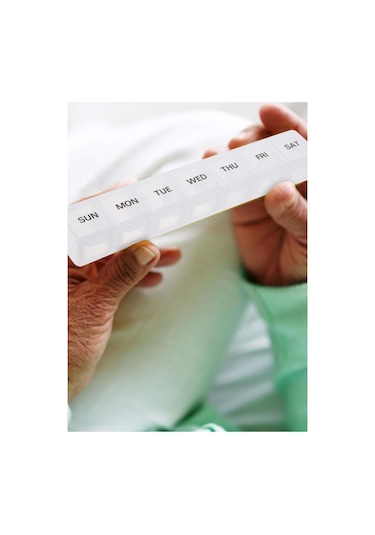 Haftalık İlaç Kutusu 7 Günlük Şeffaf Uzun İlaç Saklama Kabı İlaç Kutusu
