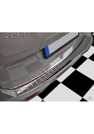 S-Dizayn Ford Courier Krom Arka Tampon Eşiği 2014 Üzeri