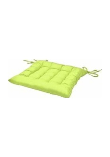 Flybuy Bahçe Sandalyesi Minderi Seti - 4'lu - Elma Yeşili - Dış Mekan Kullanımı İçin Uygun - 40x40x5 Cm - Rahat Ve Kalın -
