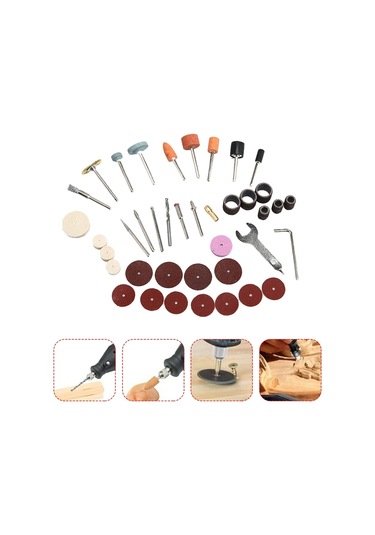 Sones Vıcover Küçük Ayarlanabilir Hızlı Elektrikli Taşlama Seti Yeşim Oyma Kalemi Parlatma Aracı Ab Fişi, Model: 78 Adet Parça + Yumuşak Şaft