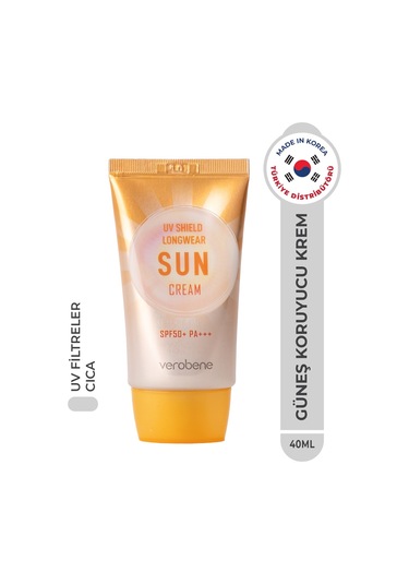Verobene UV Shield Longwear Sun Güneş Kremi SPF50 40 ML