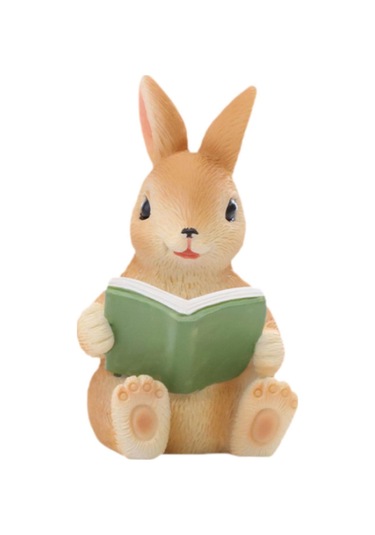 Suntek Bahçe Küçük Hayvan Figürü 4,5x4,5x6,5-cm-tavşanlar