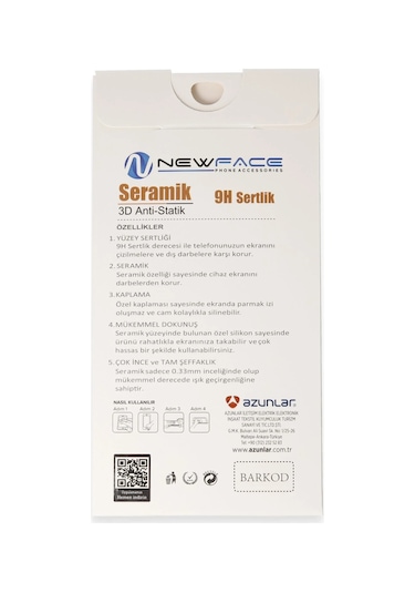 Newface - 141 - Xiaomi Redmi Note 12 Pro 4g 3d Antistatik Mat Seramik Nano - Csmo-tex - Ekran Koruyucu