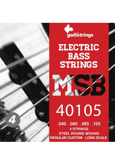 Galli Msb40105 Model 040-105 Numara Çelik Bas Gitar Tel Seti