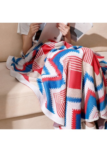 Atma Battaniyesi, Örme Püsküllü Atma Battaniyeleri, Kanepe Yatak İçin Yumuşak Hafif Vintage Atma Battaniye 51x67 İnç Diğer