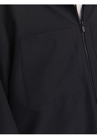 Erkek Gömlek Yaka Ceket - Perfect - 12270677 Black Siyah