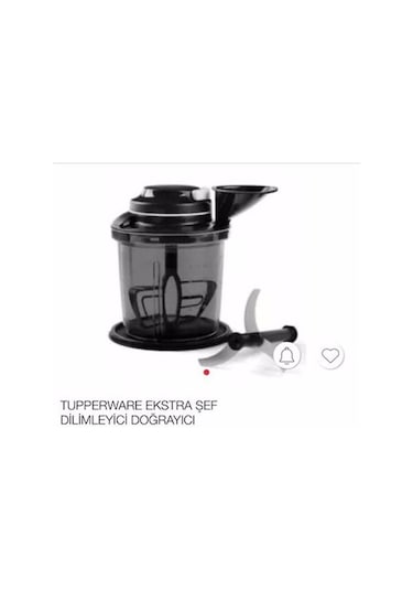 Tupperware Ekstra Şef 1.35 L. Siyah