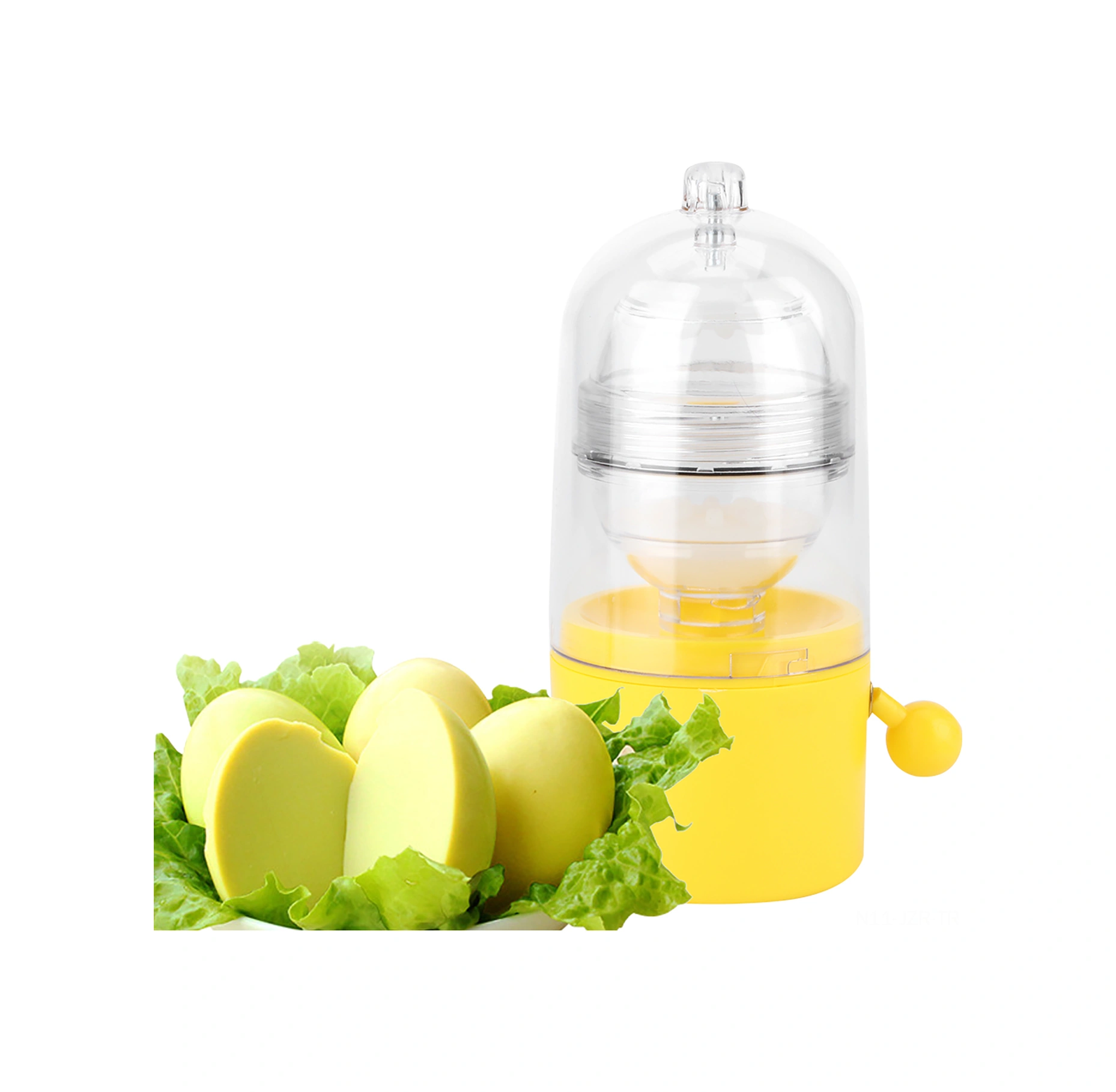 Geeroyoo Kırılmayan Kabukta Sarı Ve Beyazı Karıştıran Manuel Çekmeli Altın Yumurta Oluşturucu Aleti Diğer