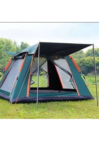 Andoutdoor 8 Kişilik Otomatik Kamp Çadırı Koyu Yeşil