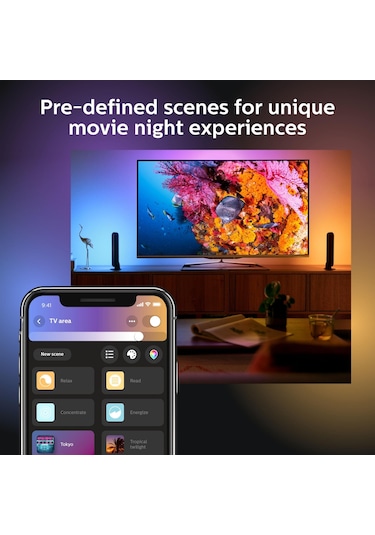 Philips Hue Play 2'li Ekopaket - Siyah