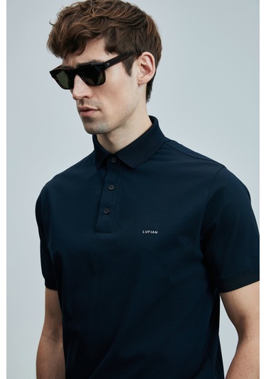 Lufian Erkek Polo Yaka T Shirt 111040228 Lacivert Lacivert