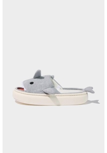 DeFacto Erkek Hayvan Figürlü Düz Taban Ev Terliği E2291AX24WNGR500 DeFacto Erkek Hayvan Figürlü Düz Taban Ev Terliği E2291AX24WNGR500