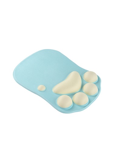 Sevimli Kedi Pençesi Bilek Pedi Klavye Pedi Silikon Kaymaz Yastık - B