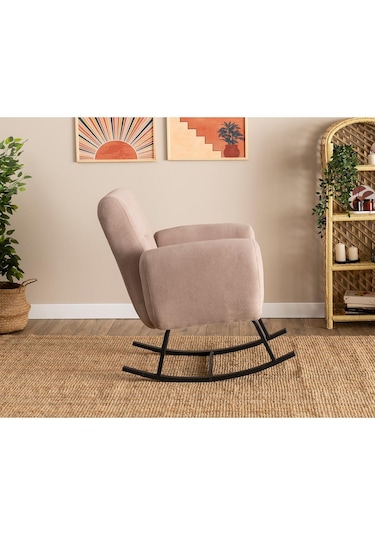 Pafu Kono Tv / Dinlenme / Baba / Emzirme Koltuğu Sallanan Sandalye - Bohem Vizon