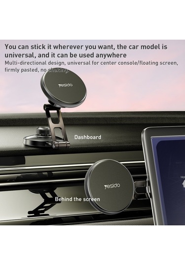Yesido C199 Teleskopik Ayarlanabilir Araç Magsafe Manyetik Tutucu