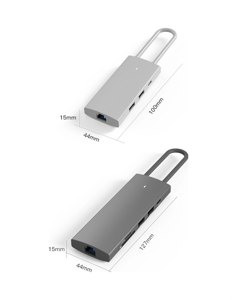 Sones Blueendless 4k60hz + Gigabit Lan + Veri Tipi C Yerleştirme İstasyonu, Özellikler: 6'sı 1 Arada Mavi