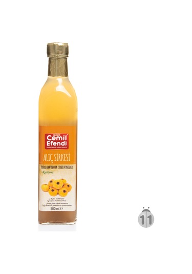 Cemilefendi Katkısız Alıç Sirkesi Cam 500 ML