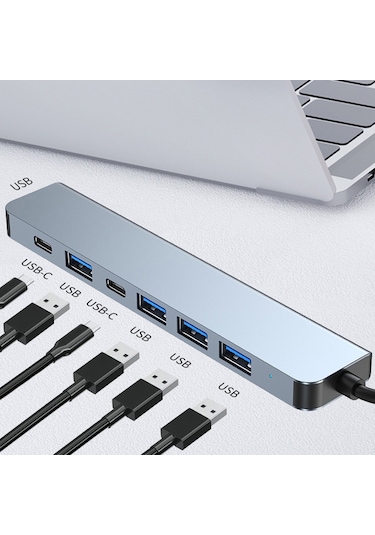 HEPU HP-B03 7in1 USB Type-C HUB Çoklayıcı