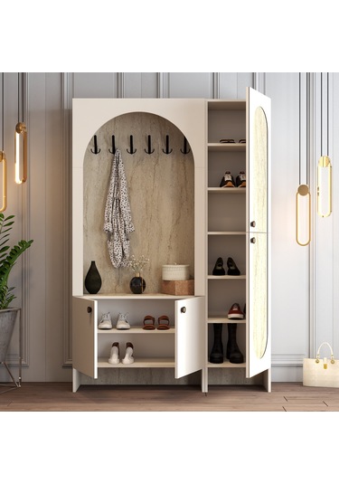 Palermo Portmanto Kl V108 - Krem / Traverten Krem / Traverten