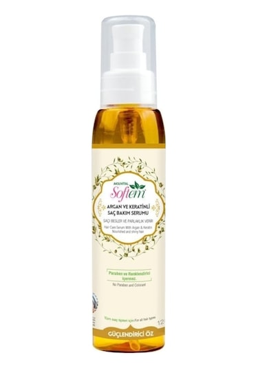 Aksu Vital Softem Argan ve Keratinli Saç Bakım Serumu 125 ML
