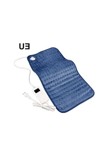 Dm 30x60cm Elektrikli Isıtma Battaniyesi Yıkanabilir Yumuşak Atış Matı Lacivert Lacivert