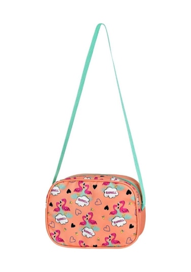 Waddell Turuncu Flamingo Somon Kız Çocuk İlkokul Çantası ve Besle