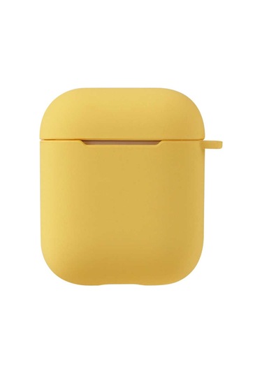 Kilifone - Airpods Uyumlu Airpods - Kılıf Airbag 11 Silikon Kılıf - Sarı