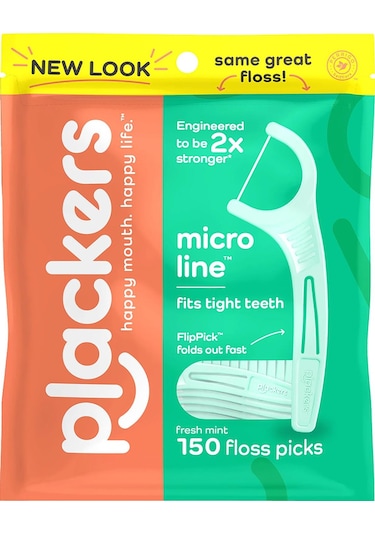 Plackers Micro Line Çatal Diş İpi Kürdanlı 150 Adet